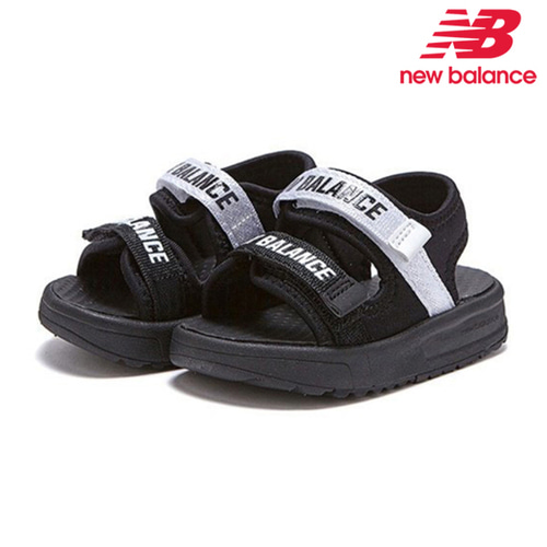 뉴발란스 키즈 여름 샌들 블랙 K3205B4I 발 편한 토들러 인펀트 유아 남아 여아 어린이 벨크로 찍찍이 신발