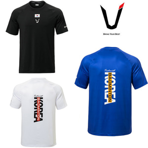 테크니스트 스포츠 배드민턴 NEW 코리아 기획 티셔츠 블랙 블루 22TT-86A32BK 86A30BL