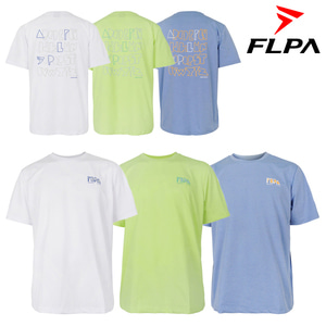 플라이파워 플파 배드민턴 티셔츠 We FLPA 아이스 화이트 라임 퍼플 블루