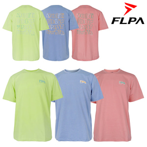 플라이파워 플파 배드민턴 티셔츠 We FLPA 아이스 라임 퍼플 블루 쉘 핑크