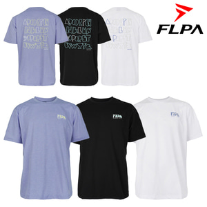 플라이파워 플파 배드민턴 티셔츠 We FLPA 아이스 라일락 블랙 화이트