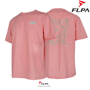 플라이파워 플파 티셔츠 배드민턴 상의 반팔티 We FLPA 아이스 핑크 FP-TS22106SPK 남성 여성 배드민턴복