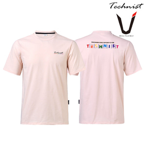 테크니스트 오버핏 배드민턴 코튼라이크 티셔츠 핑크 TNT5432