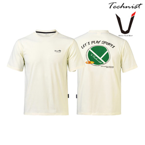 테크니스트 티셔츠 배드민턴 반팔 상의 코튼라이크 오버핏 TNT5431